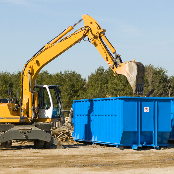 what kind of customer support is available for residential dumpster rentals in High Bridge WA